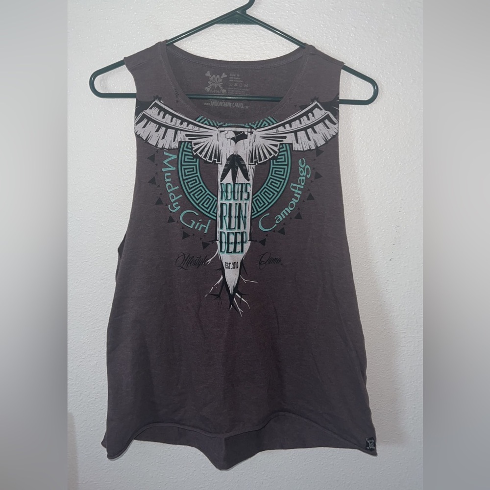 COPY - MUDDY GIRL CAMO MUSCLE TANK